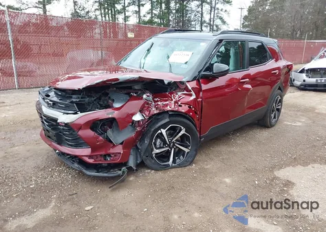 2022 Chevrolet Trailblazer Fwd Rs z USA, uszkodzony, nr VIN KL79MTSLXNB046190